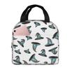 One Arcane Witch Hat Pattern Insulated Lunch Bag for Women Children Portable Food Boxes Thermal Lunch Box Tote