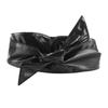 Femmes Faux Cuir Bowknot Wrap Corset Cravate Cinch Ceinture Ceinture Ceinture