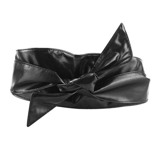 Femmes Faux Cuir Bowknot Wrap Corset Cravate Cinch Ceinture Ceinture Ceinture