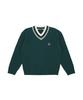 W STANDARD Color Tip V-Neck Pullover [3 Colors]
