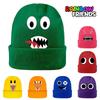Rainbow Friends Knitted Cap Printed Elastic Hat Warm Kids Adult Xmas Gift