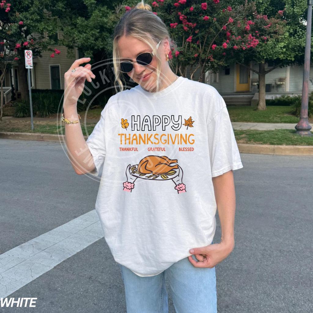 Thanksgiving Shirt, Fall Shirt, Happy Thanksgiving Shirt, Thankful Shirt, Fall Sweatshirt, Family Thanksgiving Graphic Tee
