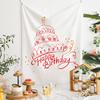 Baby Fødselsdags Baggrund, Grøn Skov Banner til Dreng Pige, 100 Dages Fejring Fest Dekorationer, Fotobaggrund Klud
