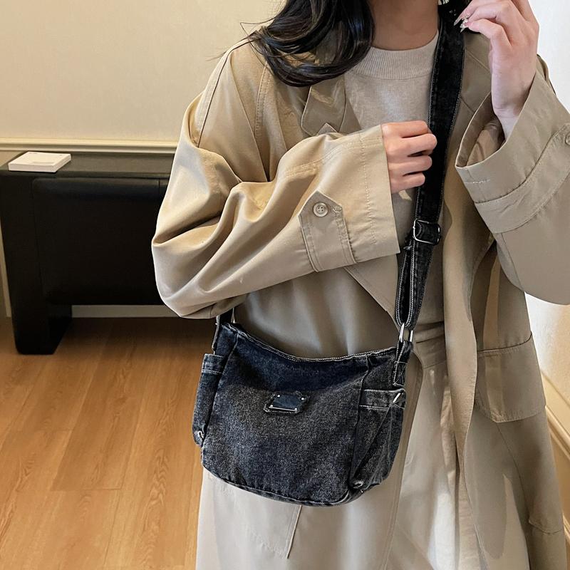 Women's Denim Crossbody Bag
