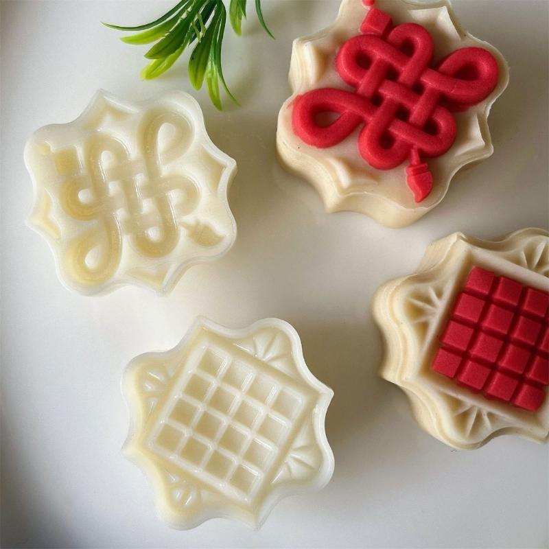ABS Dessert Molds with 2 Pattern Stamp for Creative Baking Enthusiasts and Event Planners Seek Unique Touches