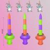 Gravity 3D Printing Telescopic Toy Carrot 3D Carrot Gravity Toys  Children Toys