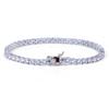 4mm Zircon Tennis Bracelet for Men - European & American Style, Hip Hop Design