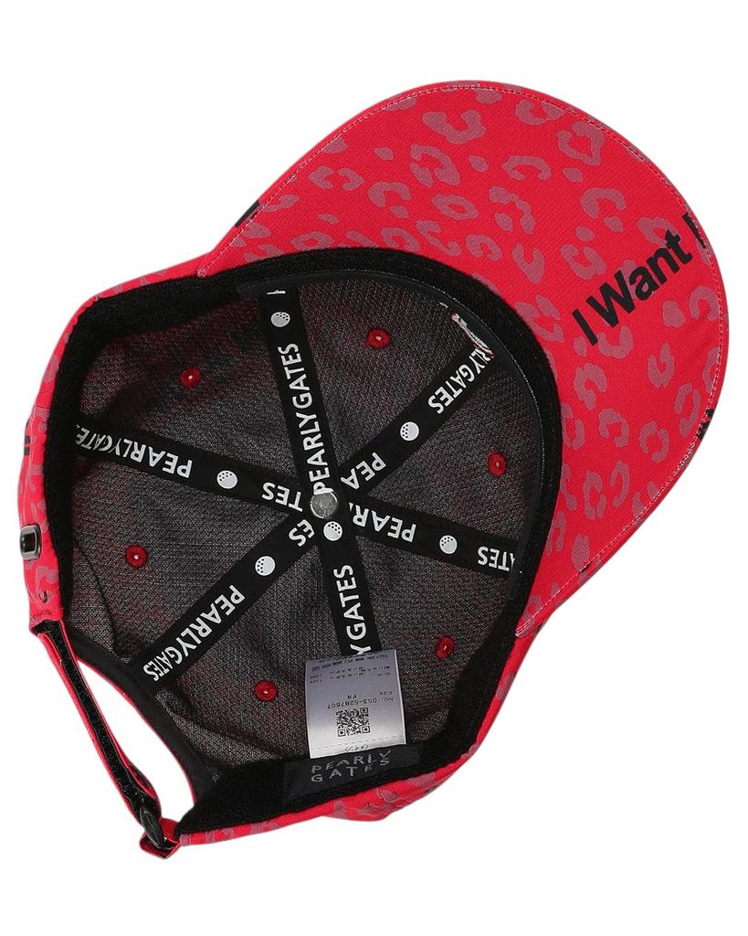 [PEARLY GATES] Unisex Cap (Leopard Print)  Golf Hat  053-5287607 091Pink FR