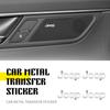 2/5/10pcs 3D Aluminum Car Interior Decoration Stickers Auto Styling Decal For Jeep Renegade Wrangler JK Compass Cherokee Patriot AMQ1