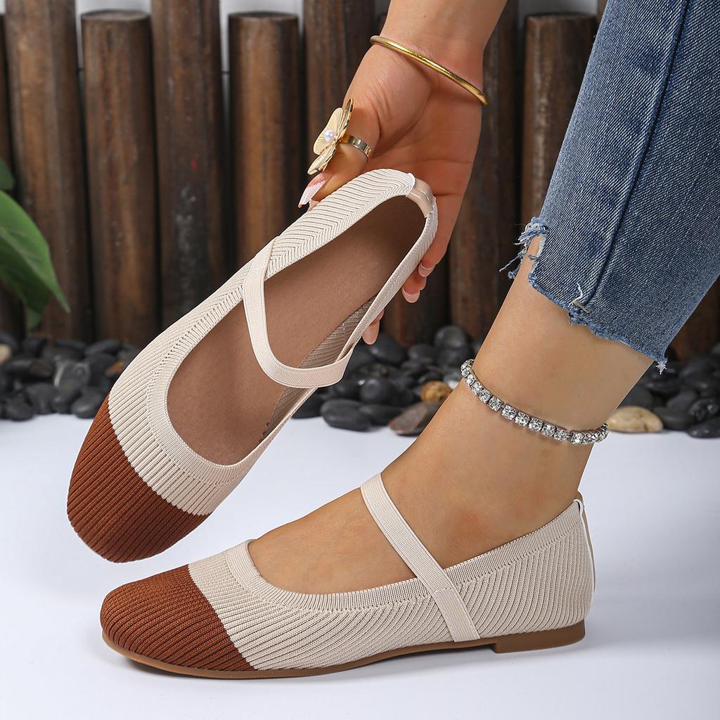 New Style Large-size Flat Casual Breathable Shallow-toe Women's Shoes
