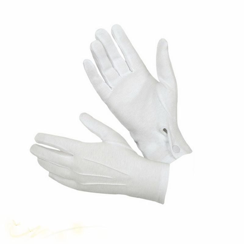 1 PAIR WHITE FORMAL GLOVES TUXEDO HONOR COLOR GUARD PARADE SANTA MENS INSPECTION