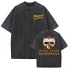 Michael Jackson King of Pop Dangerous Washed Vintage T-shirts for Men Women Fashion Hip Hop Gothic Oversized T Shirts St390