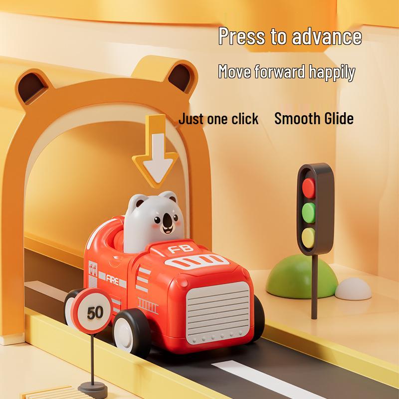 Cross-border Inertial Cartoon Pet Car - Cute Educational Toy for Kids