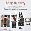 Portable Hand-Operated Espresso Machine, Electric Espresso Cup, Outdoor Coffee Maker for Powder & Capsule