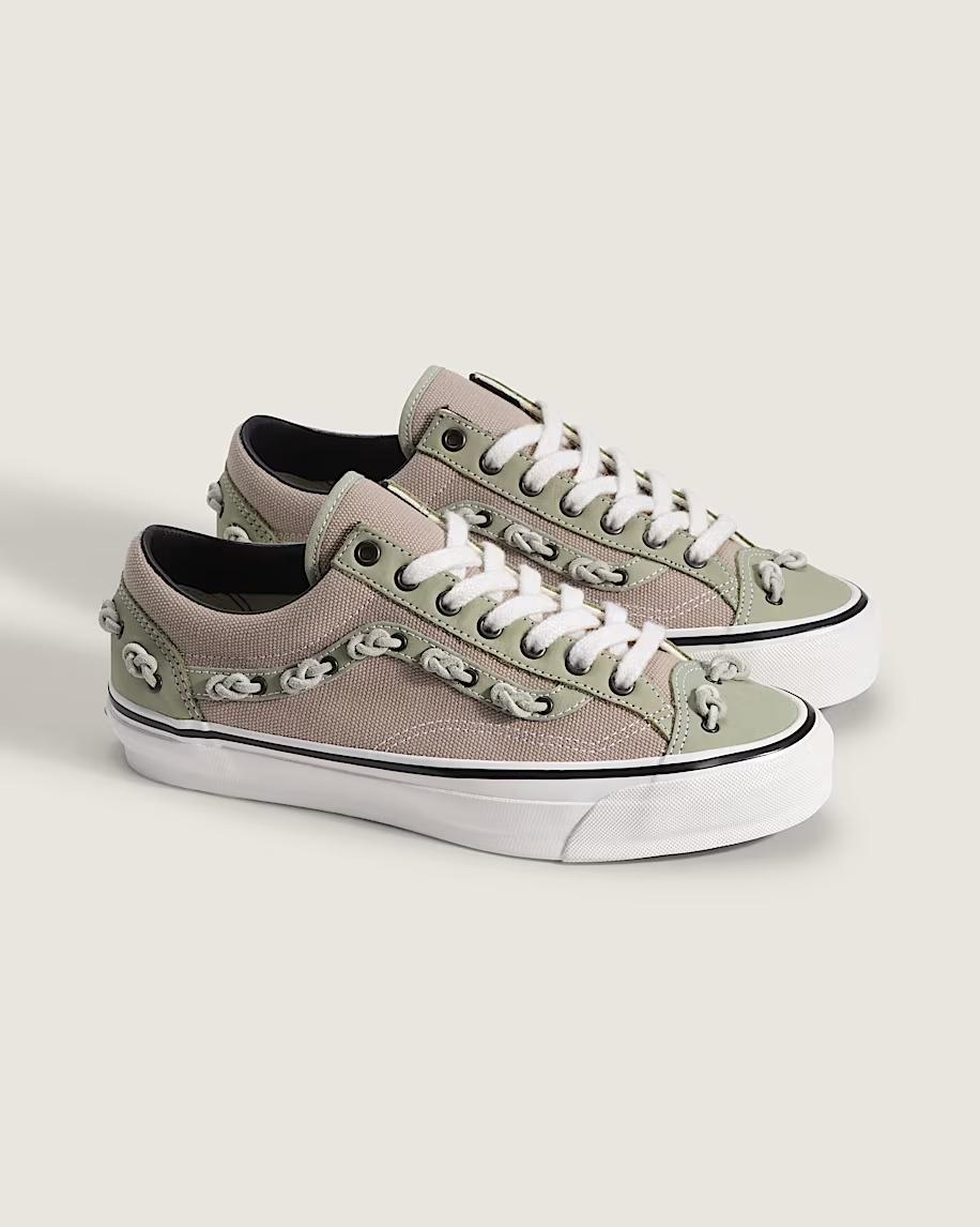 VN000Y1CHAD OTW by Vans Old Skool 36 Knot Vibram Green Pink (Men s) 7