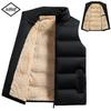 Men's Sleeveless Coat Lambswool Zipper Vest Winter Plus Size Male Warm Waistcoat Fleece Vest Brand Clothing Winter Vest Jackets