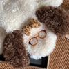 Dog Glasses Puppy Scarf Lamb Winter Cashmere Scarves Classic Wool Shawl  Girl