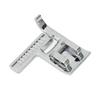 Guide Presser Foot Adjustable Ruler Design 2mm Spacing Q235 Steel Sewing Hemming Foot for Household Electric Machine