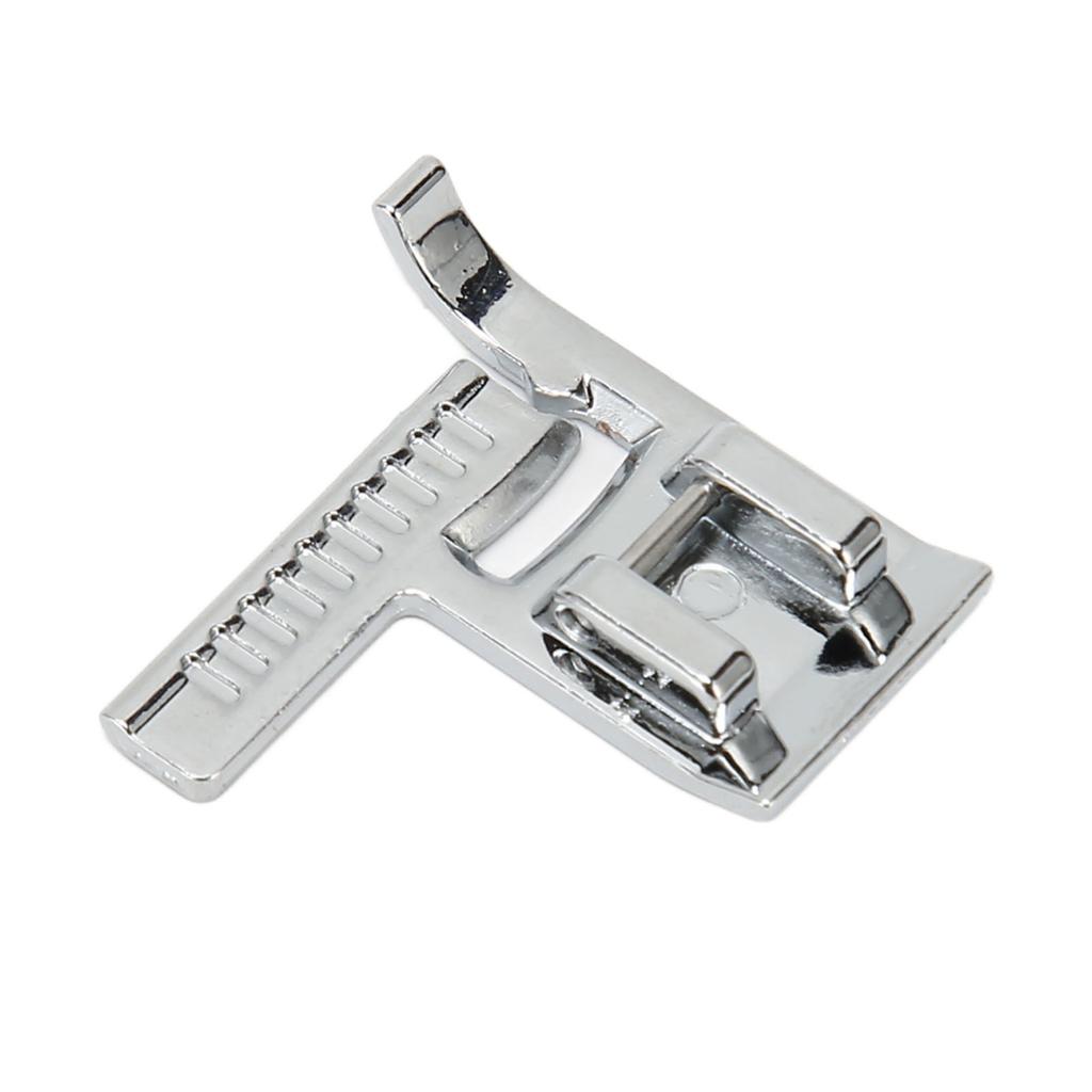 Guide Presser Foot Adjustable Ruler Design 2mm Spacing Q235 Steel Sewing Hemming Foot for Household Electric Machine