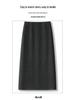 Minigonna Nera con Paillettes da Donna 2025 - Flanella di Lana Slimming High-End a Portafoglio Bodycon per Autunno/Inverno