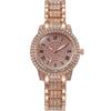 6Pcs Women'S Rhinestone Quartz Watch Set Fashion Wrist Watch & Jewelry Set Gift