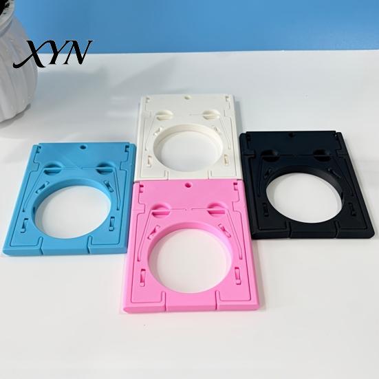 Hook Buckle Cup Holder 3D Printed Car for Back Seat, Foldable Phone Interior Accessory Stand Tray, Hanging Drink Caddy SUV Truck, Airline Seat