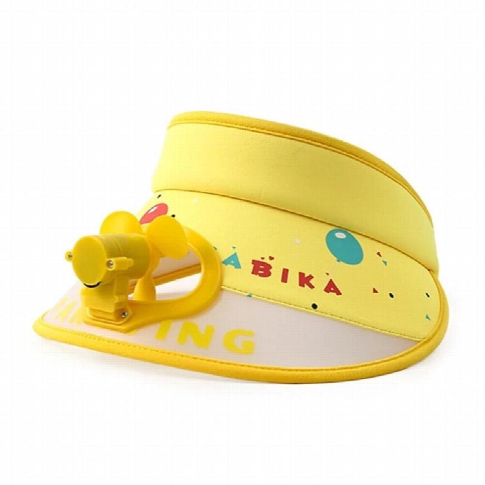 1 Set hautfreundliche Cartoon-Fächerkappe, verstellbare Schnalle, Hut, Anti-UV-Fächer-Sonnenhut, USB-ladbare Fächerkappe mit atmungsaktivem Sonnenschutz