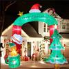 Christmas Decor Christmas Tree Arch Christmas Inflatable Model Luminous Inflatable Model Christmas Atmosphere Decoration Model