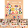 Wooden Shape Puzzle For Toddlers With Geometric Blocks And Cognitive Development Toy For Early Learning