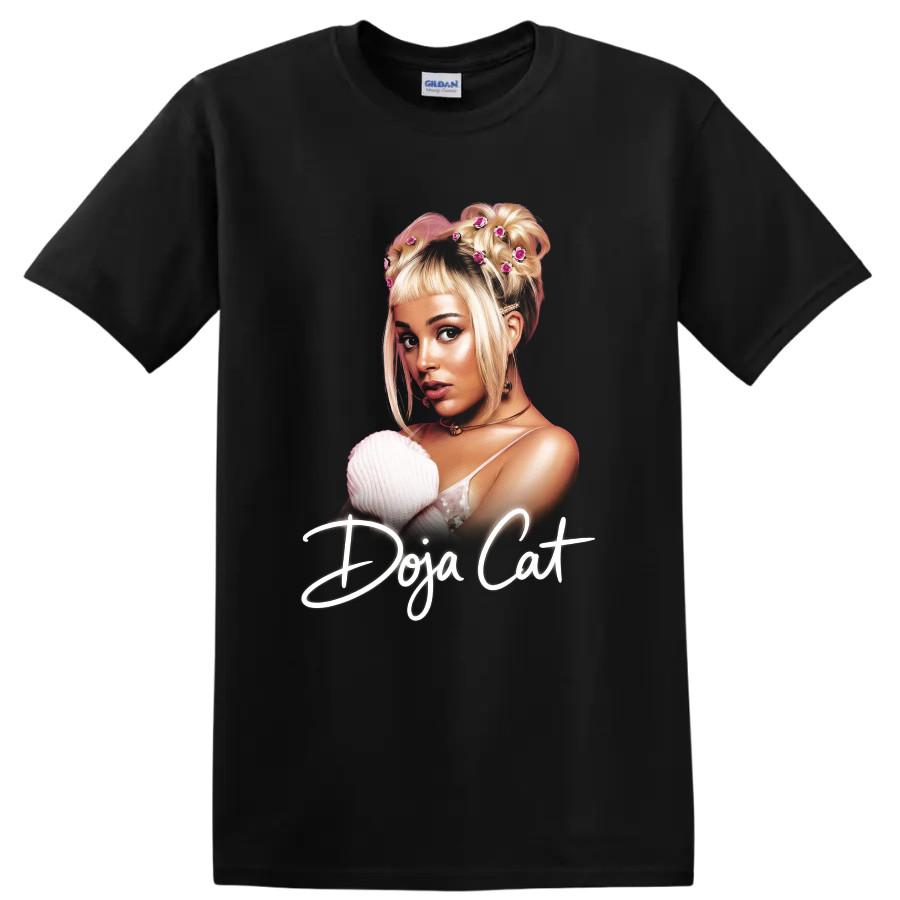 Doja Cat Pop Star Portrait Y2K Style T Shirt Pop Music Fan Gift Graphic Tee
