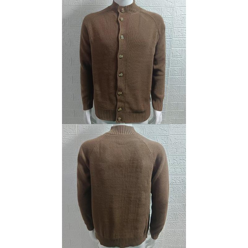 Slim-fit Sweater with Stand-up Collar