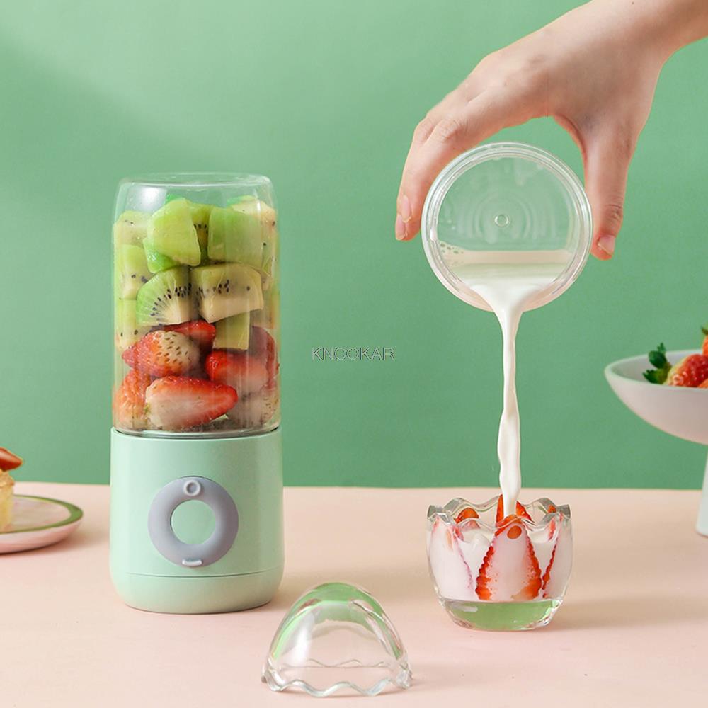 Handheld Blender Portable Juicer Mixer USB Chargeable Electric Kitchen Food Processor 500mL Quick Juicing Fruit Cup