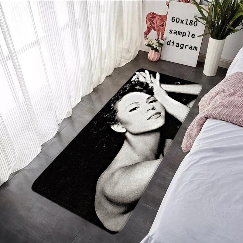 Floor Mat Non-slip Foot Rug for Entryway M-Mariah Carey Hallway Carpet Kitchen Water Adsorbed Rugs Soft Bedside Mats Home Decor