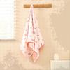 Towel coral bath towel absorbs water and dries quickly without hair loss gauze towel adult printed bath towel