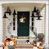 Halloween Gate Sign Halloween Horror Party Decoration Ghost Festival Scene Arrangement Halloween Wooden Pendants  Decor