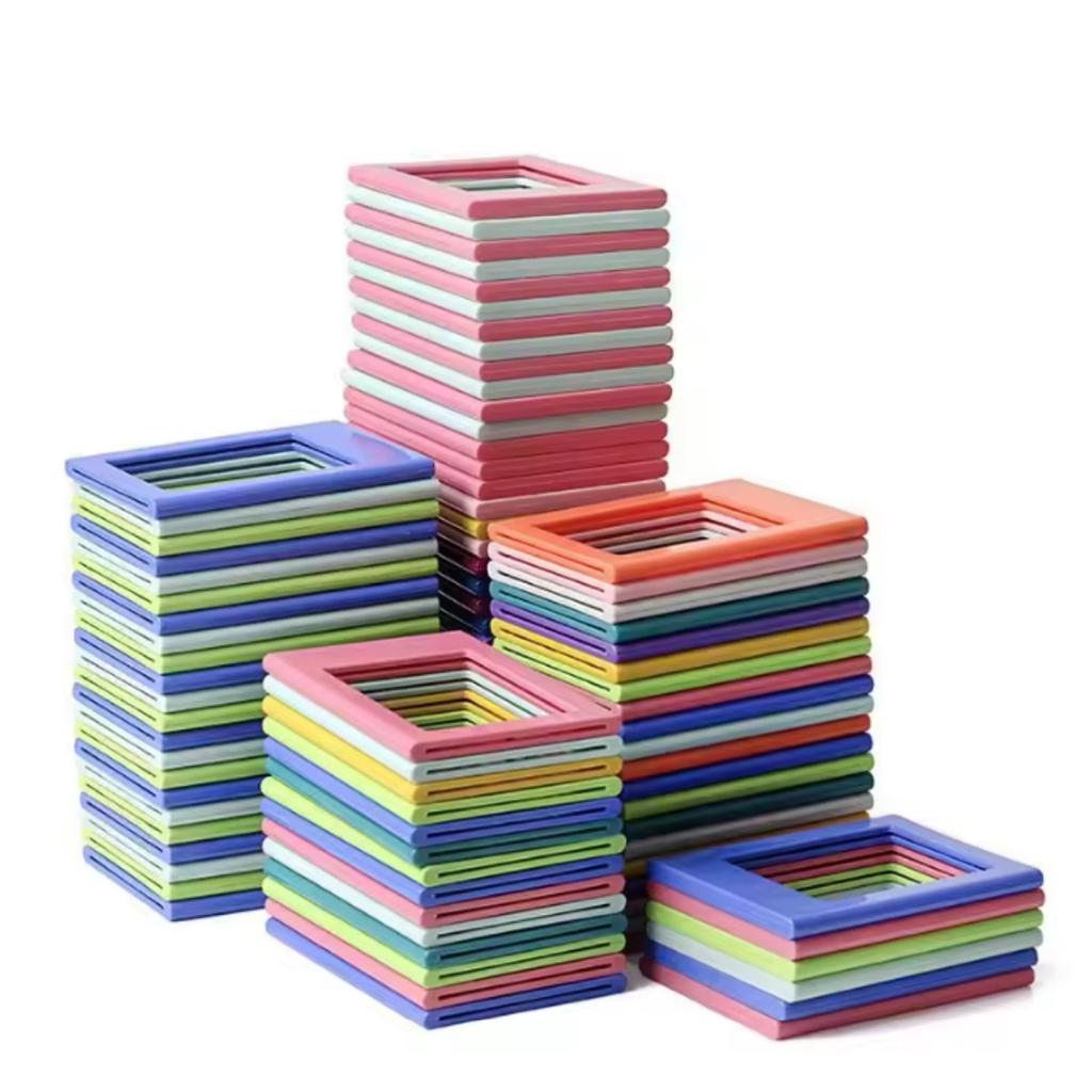 5/10/20pcs Magnetic Photo Frames for Fujifilm Instax Mini Film Papers Double Sided Fridge Picture Frame Magnets Artwork Frames
