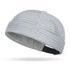 1Pcs Fashion Summer Adjustable Docker Beanies Hat Mesh Breathable Brimless Melon Skin Hat Outdoor Hip Hop Sailor Landlord Cap