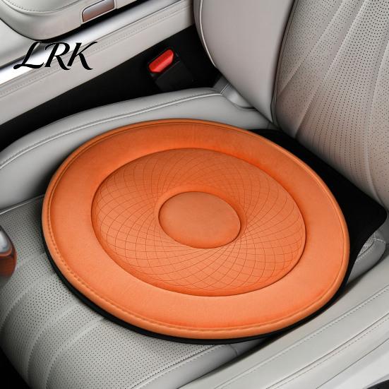 Ergonomic Rotation Cushion for Auto Rotating Car Seat Seniors Pregnant, 360 Degree Swivel Pad Portable Travel Aid Limited Mobility with Non-slip Base,