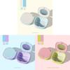 Portable Dental Retainer Case With Magnetic Water Drain For Travel And Storage