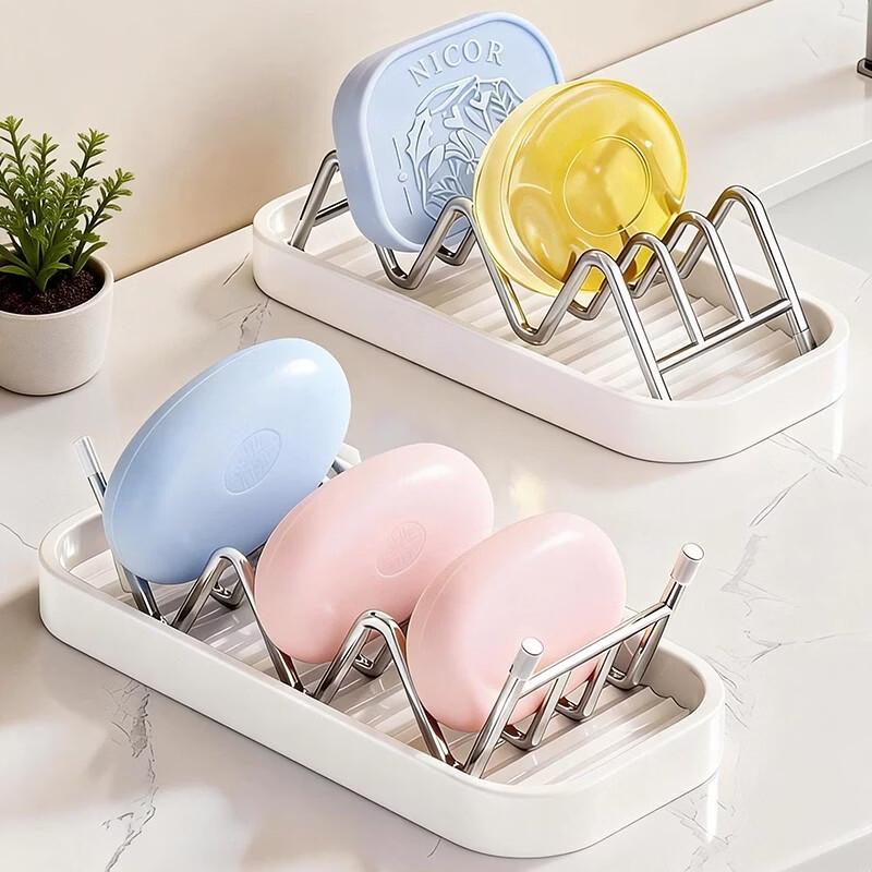 Stainless Steel Countertop Soap Dish