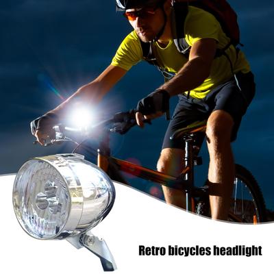 Fahrrad Frontlicht 3 LED-Birnen Frontbeleuchtung Fahrzubehör Wiederaufladbare Fahrradlichter Für Nachtfahrten Retro Klassische Fahrräder