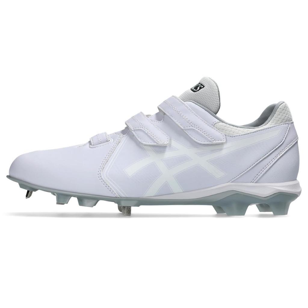 Baseball Metal Spikes NEOCONNECT MG 1123A056 Unisex 110 cm [Asics] (White/White) 26.0 2.5E