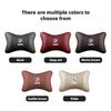 Car Leather Seat Headrest Neck Pillow Head Cushion Interior For BMW X1 X2 X3 X5 X4 X6 X7 G30 G20 G32 G11 G12 F40 F30 F20 F10 F34