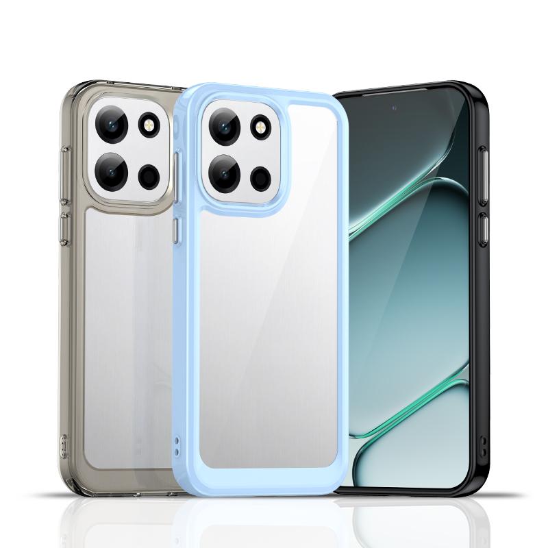 For Oneplus Turbo 6 Clear Case Oneplus Turbo 6 Cover Coque Funda Hard Translucent Soft Frame Phone Bumper Oneplus Turbo 6