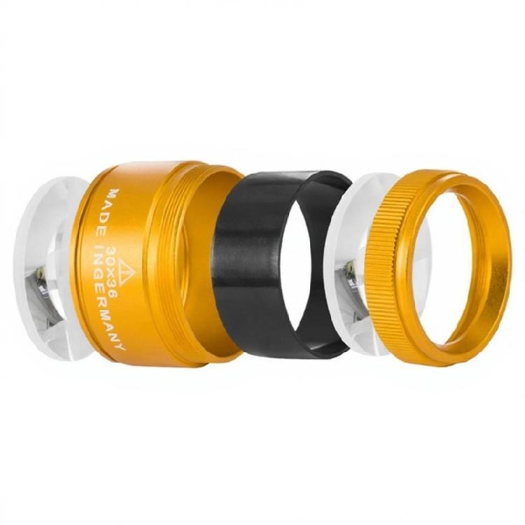 Professionele 30X 36mm Vergrootglas Lens Monocle Horloge Vergrootglas Loupe Handheld Munt Postzegels Sieraden Loupe