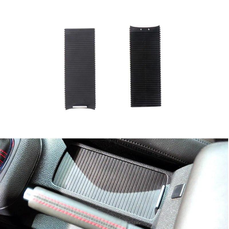 5KD832531 Bil Mittkonsol Dryckeslock Skjutbart Rullgardin För Golf 6 MK6 Golf 5 V Sagitar 2006-2014 Vattenmugghållare Gardin