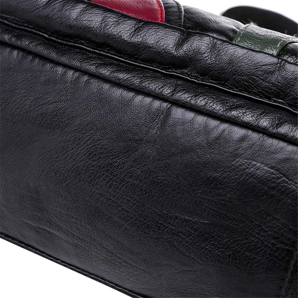 Black Fashion Style Washed Leather Luxury Handbags Women Bags Designer Ladies Shoulder Crossbody Bags For Women