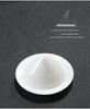 Bamboo Hat Jade Porcelain Tea Cup, Small Ceramic Kung Fu Tasting Cup, White Porcelain Gratitude Water Drop Cup
