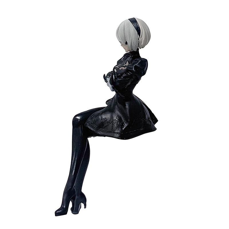 13cm Anime NieR: Automata Yorha 2B Figure Noodle Stopper Action Figure Toy Pvc Model Doll Gifts