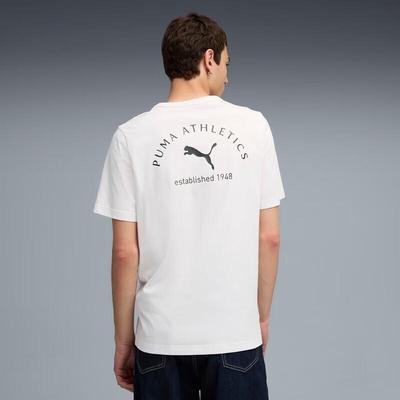 Men's Retro Loose-Fit Embroidered Cotton T-Shirt